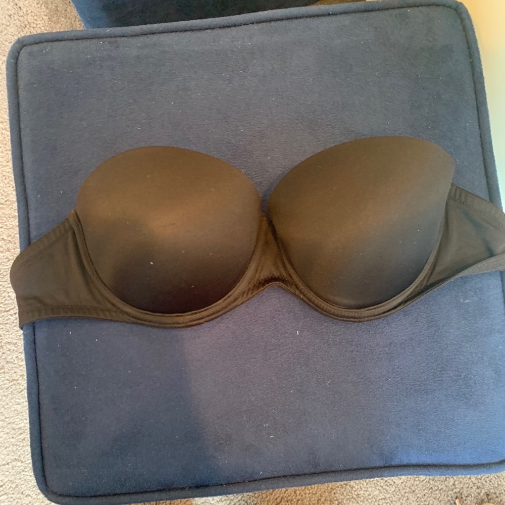 PINK strapless push-up bra